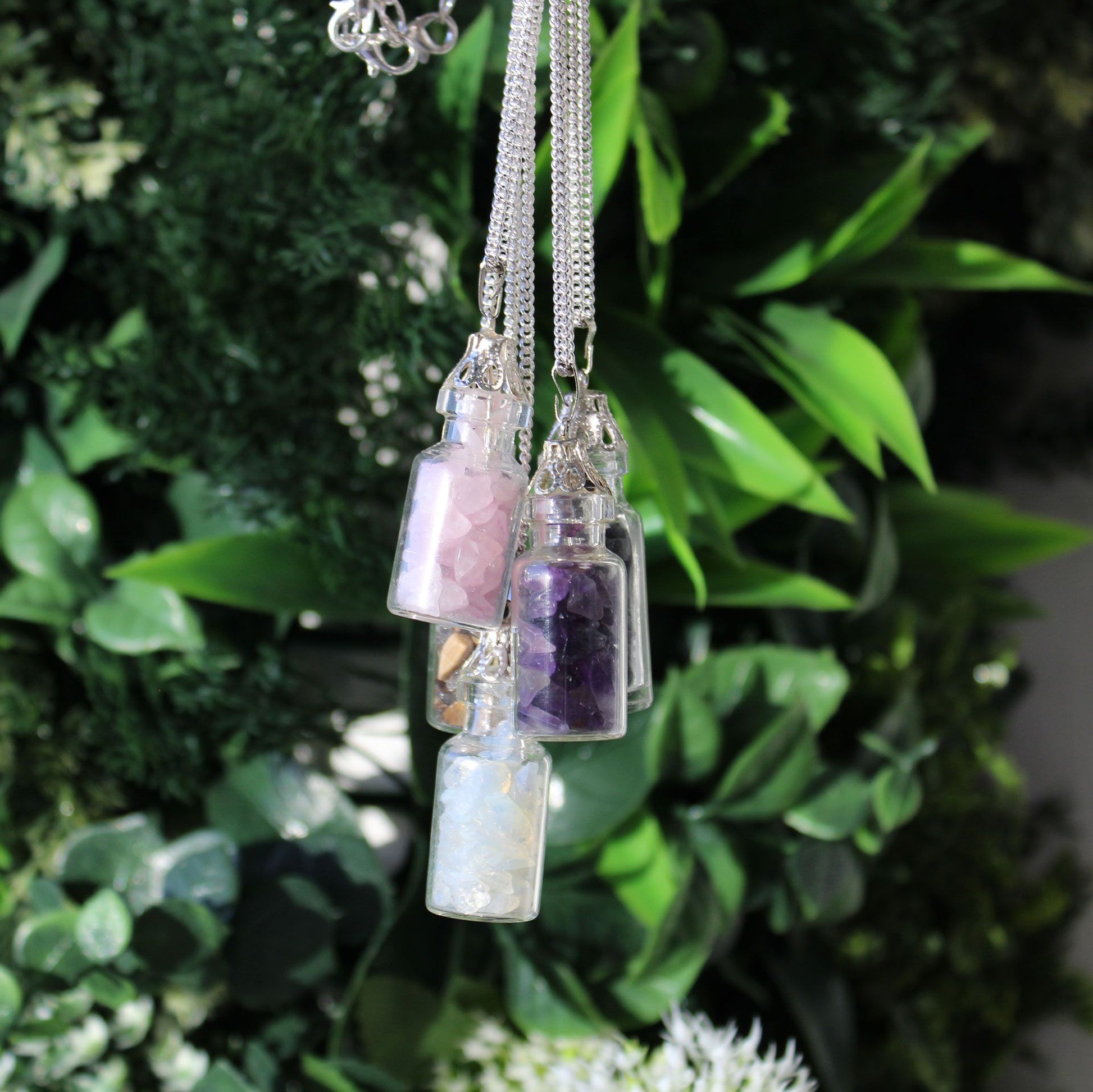 Bottled Gemstones Necklace - Amethyst – product image 6
