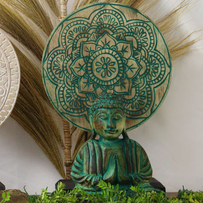 Buddha Feng Shui Set – Buddha Knot (Emerald Green Edition)