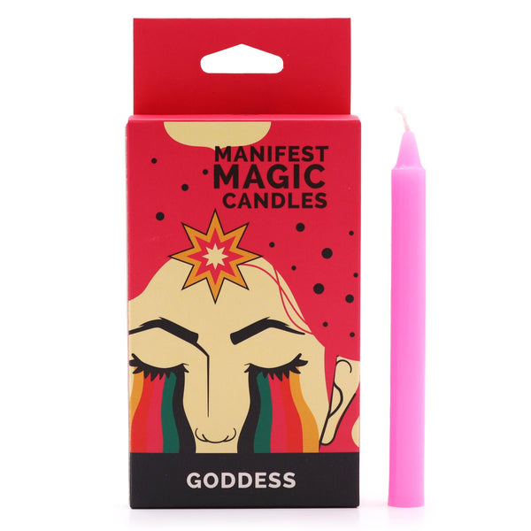 Manifest Magic Candles (pack of 12) - Pink | Auro & Co