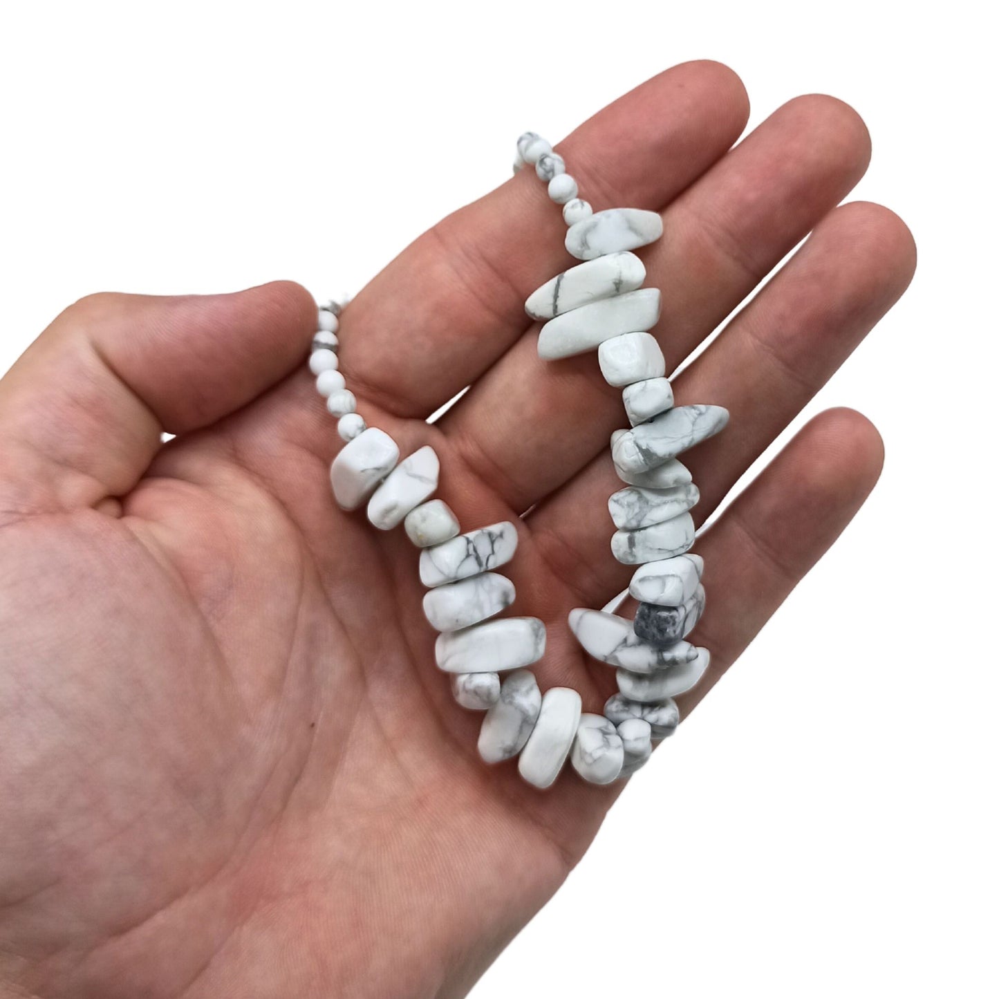 Longstone Gem Necklace - White Jasper – packaging