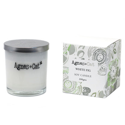 Agnes + Cat Votive Candle - White Fig – product image 7