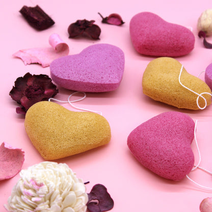 Konjac Heart Sponge - Peach – product image 5
