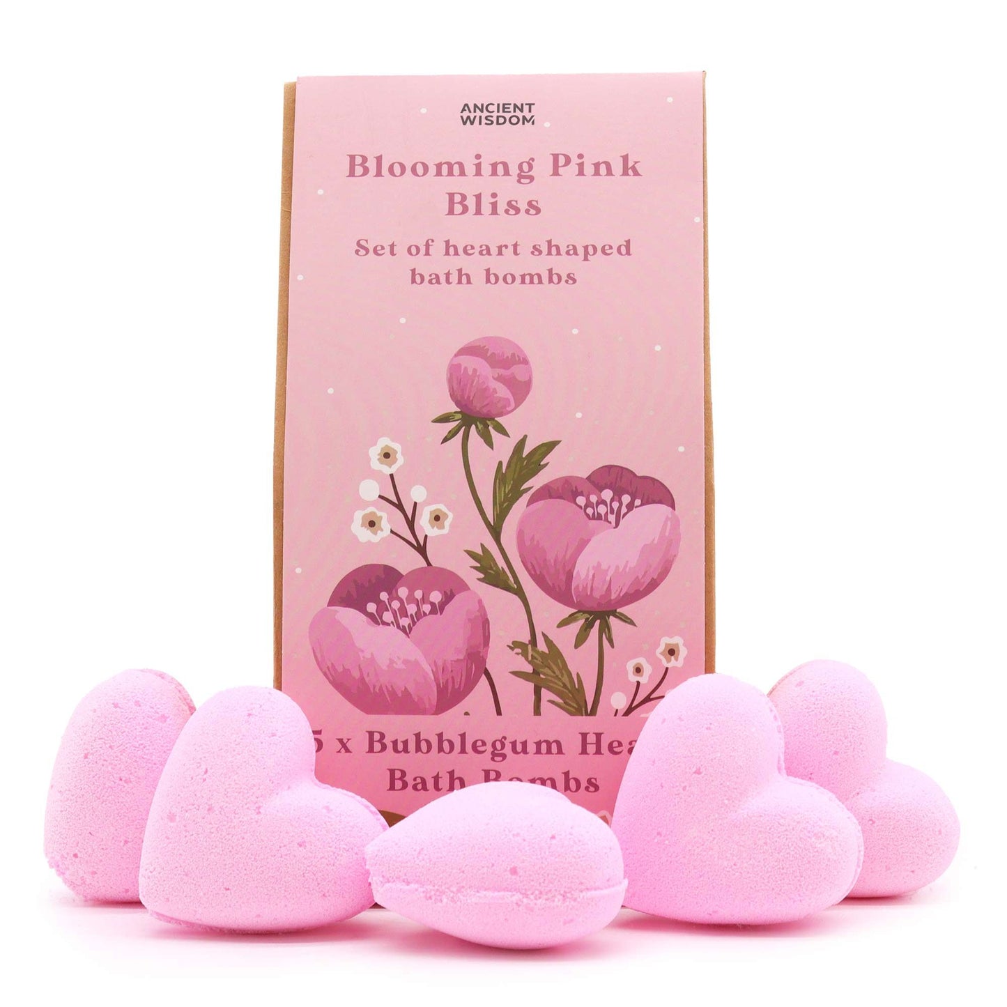 Blooming Pink Bliss Bath Heart Gift Set | Auro & Co