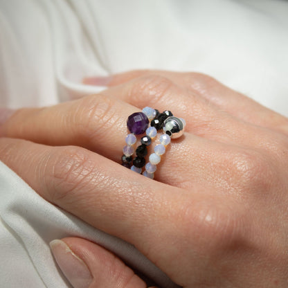Nymph Spirit Gemstone Ring Set - Full Moon – product image 9