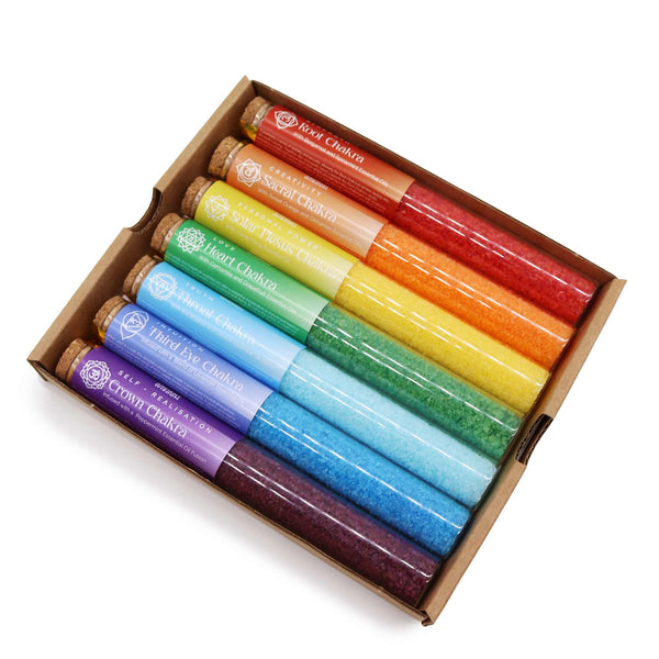 Chakra Bath Salt - Gift Pack of 7 | Auro & Co