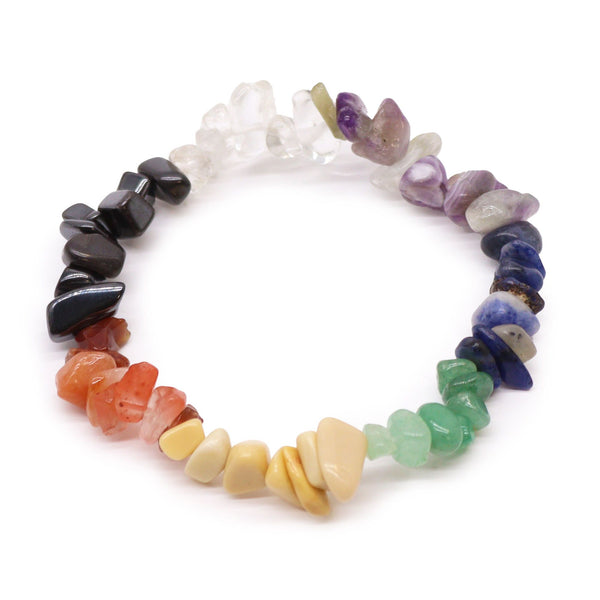 Chipstone Bracelet - Chakra Stones | Auro & Co