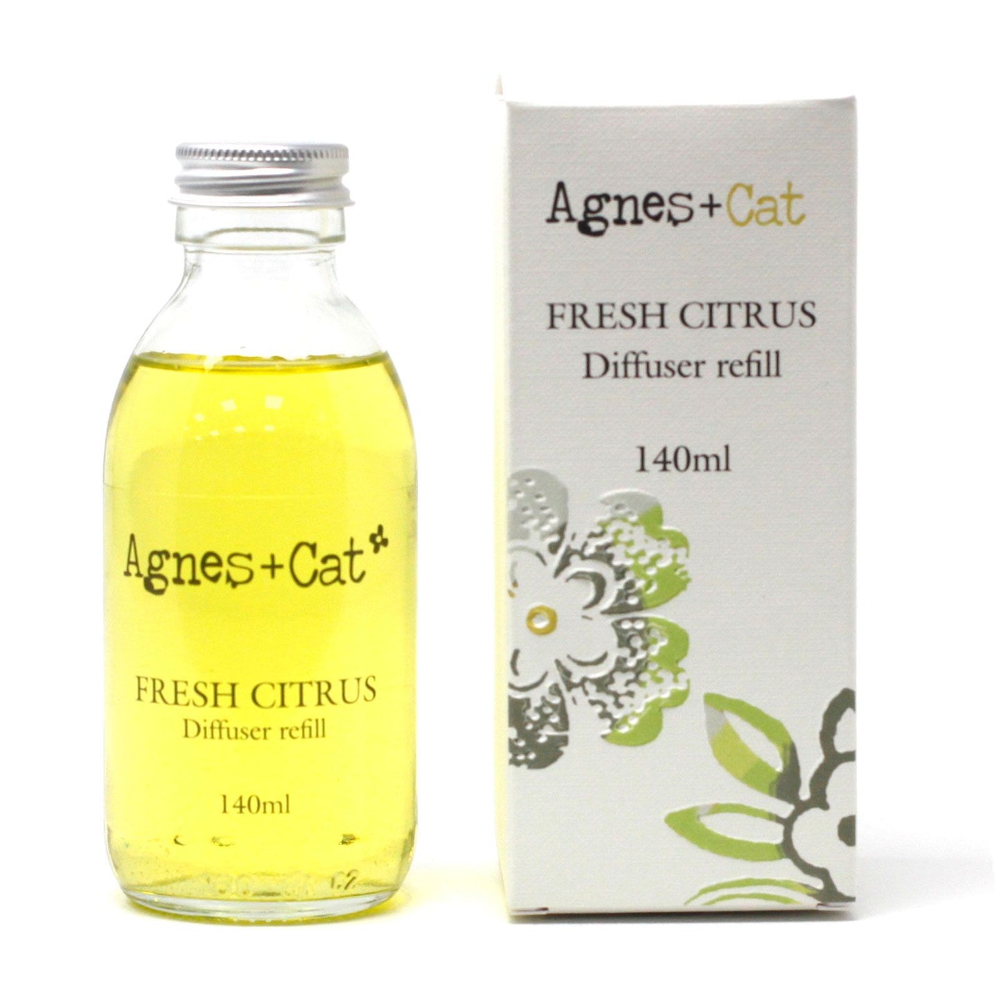 Agnes + Cat Reed Diffuser Refill - Fresh Citrus 150ml | Auro & Co