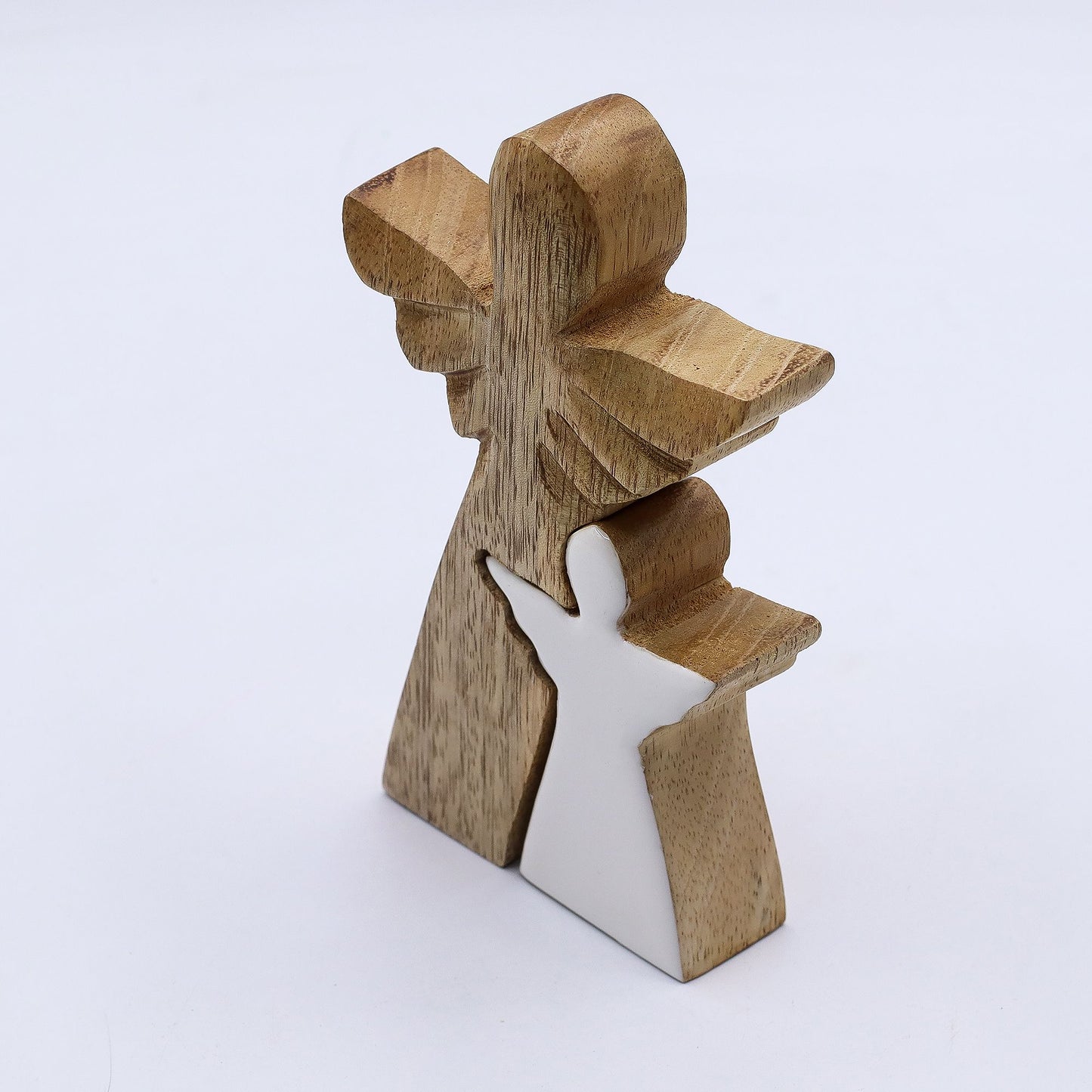 Mango Wood Angel in Angel - White Enamel – product image 7