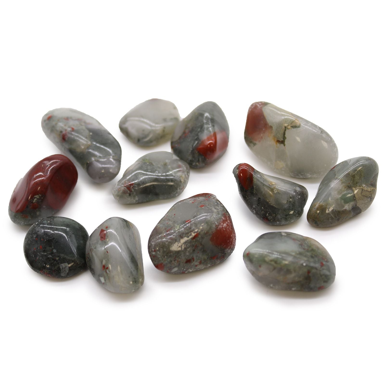Medium African Tumble Stones - Bloodstone - Sephtonite | Auro & Co