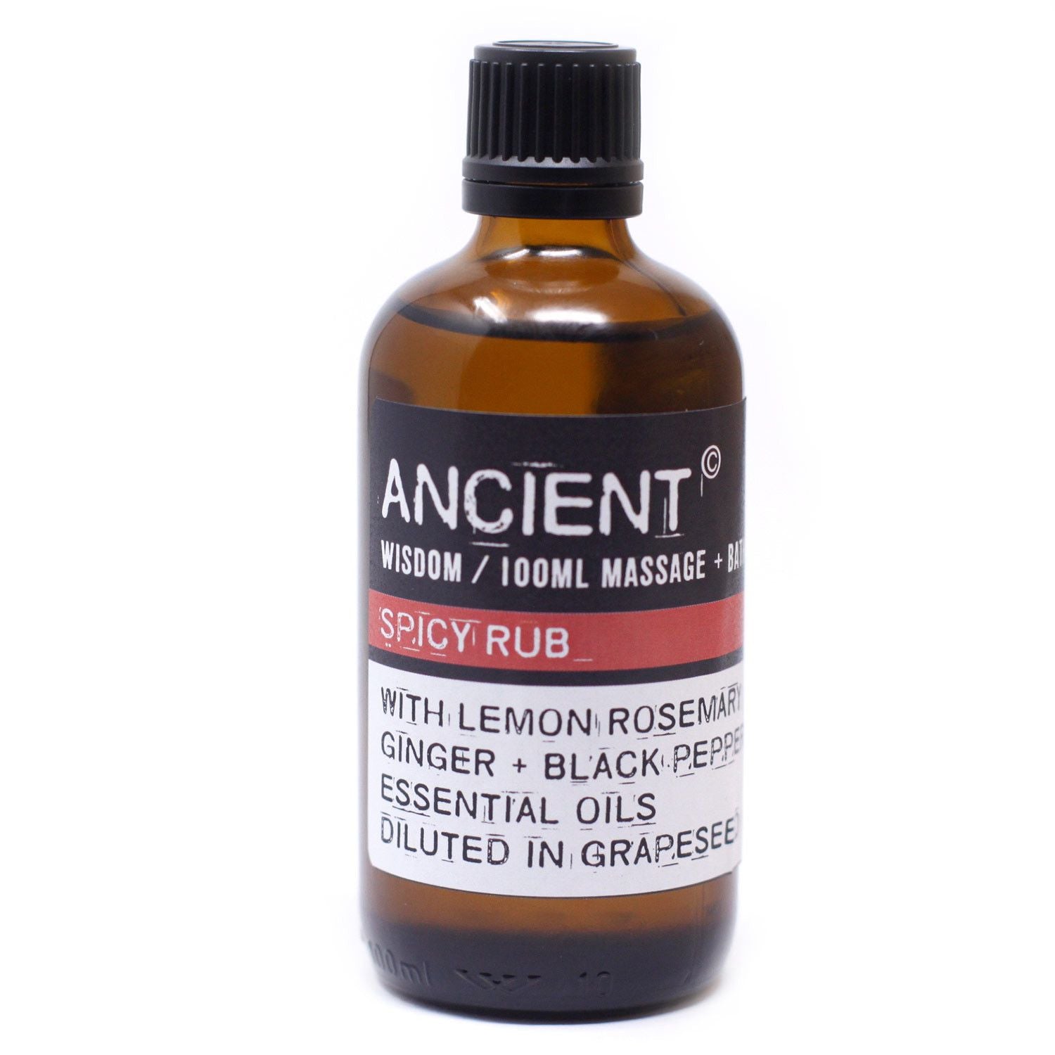 Spicy Rub Massage Oil - 100ml – detail view