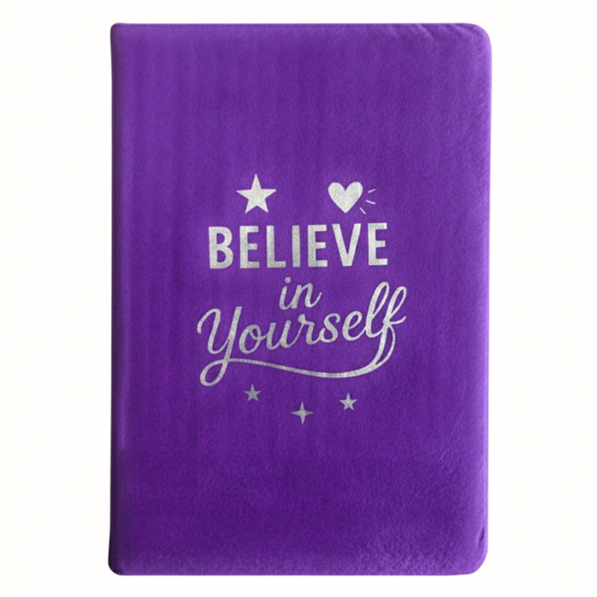 Lavender Velvet Notebook - 80 pages - Believe Yourself | Auro & Co