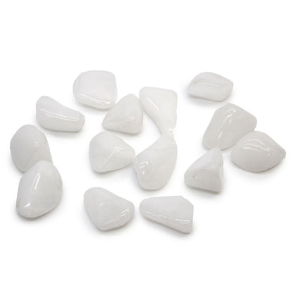 M Tumble Stone - Quartz Snow | Auro & Co