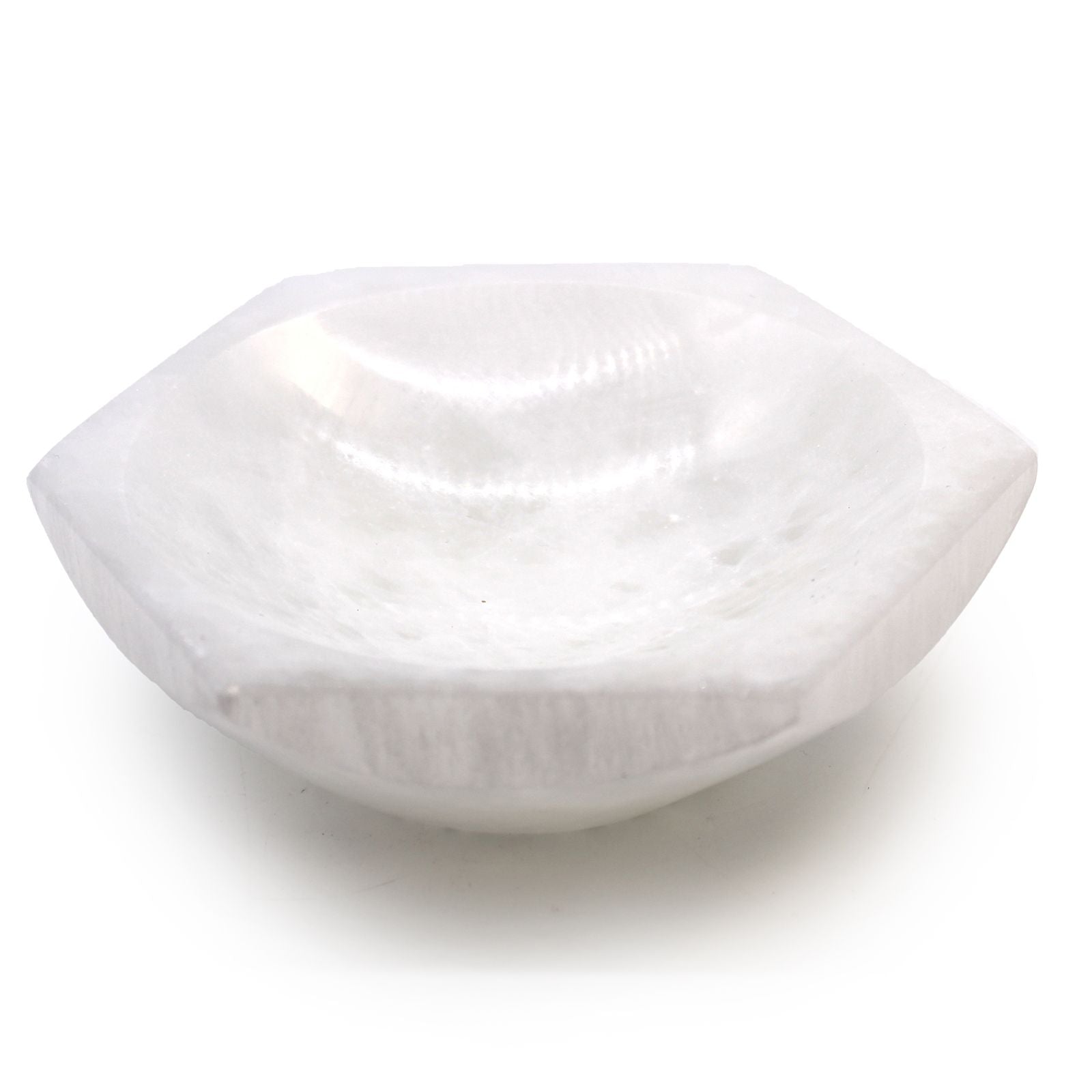 Selenite Hex Bowl - 15cm | Auro & Co