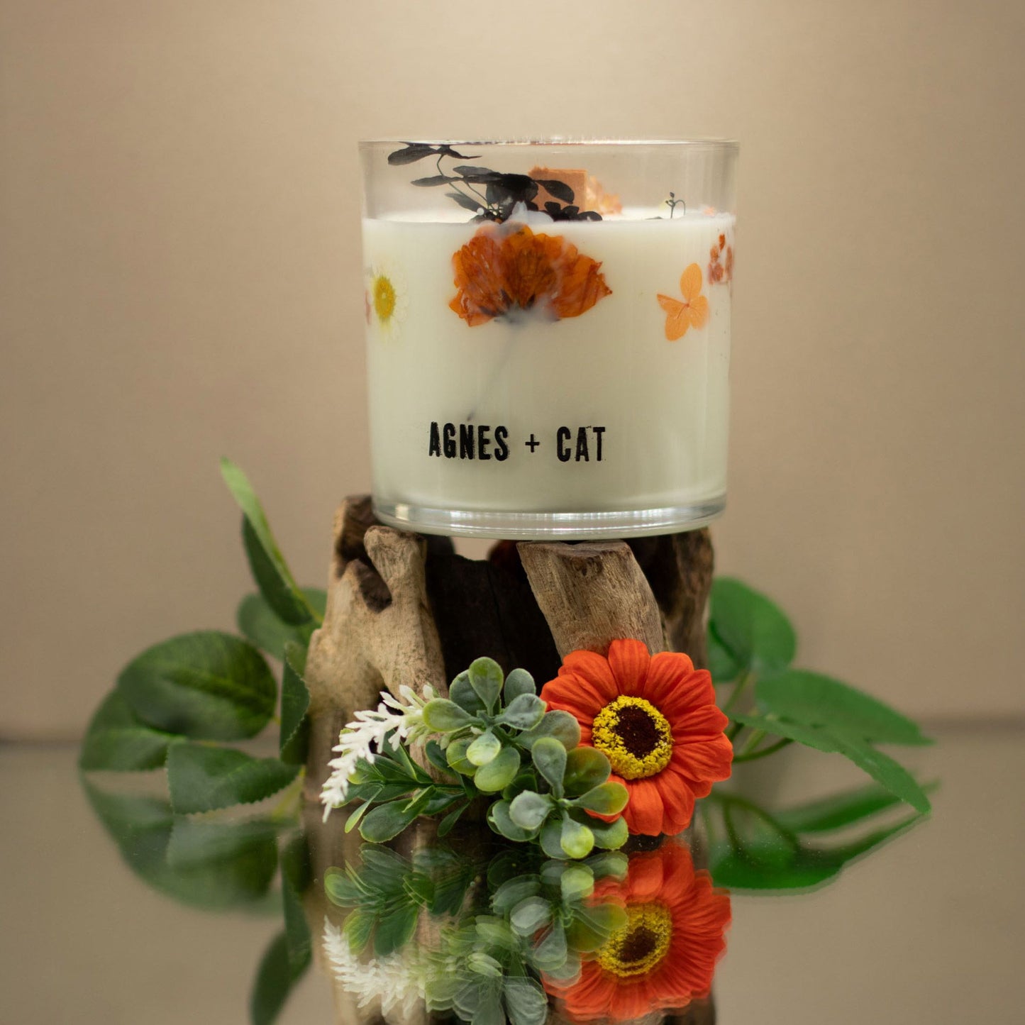 Agnes + Cat Botanical Soy Wax Candle - Lakeland Mocha – product image 5
