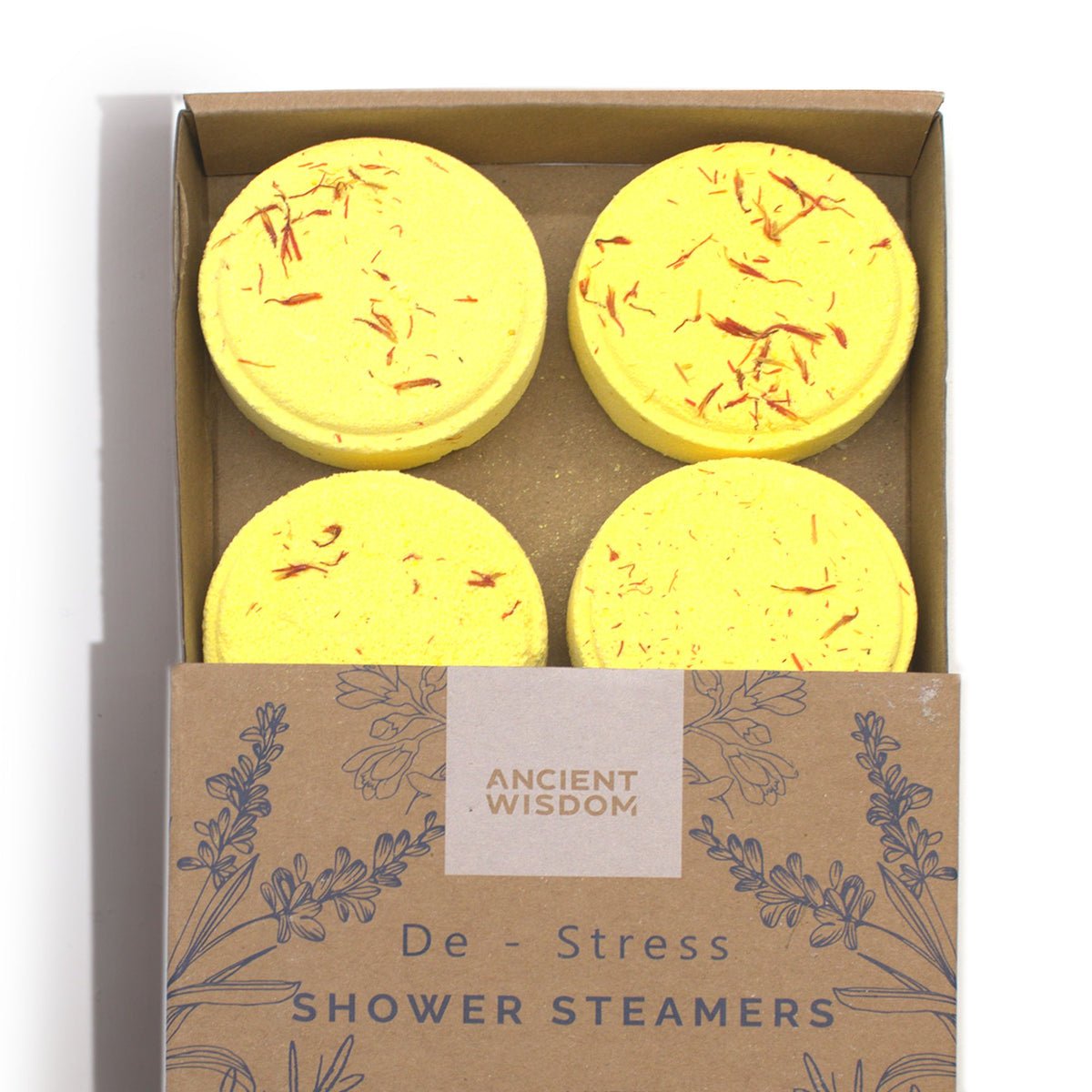 Lavender, Tea Tree & Juniper Shower Steamers, Gift Box of 4