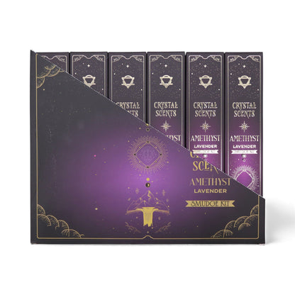 Amethyst Crystal Scents Smudge Incense - Lavender – lifestyle shot