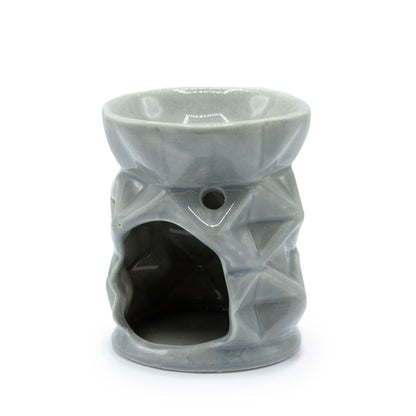 Oil Burner Geometric - Grey – detail view
