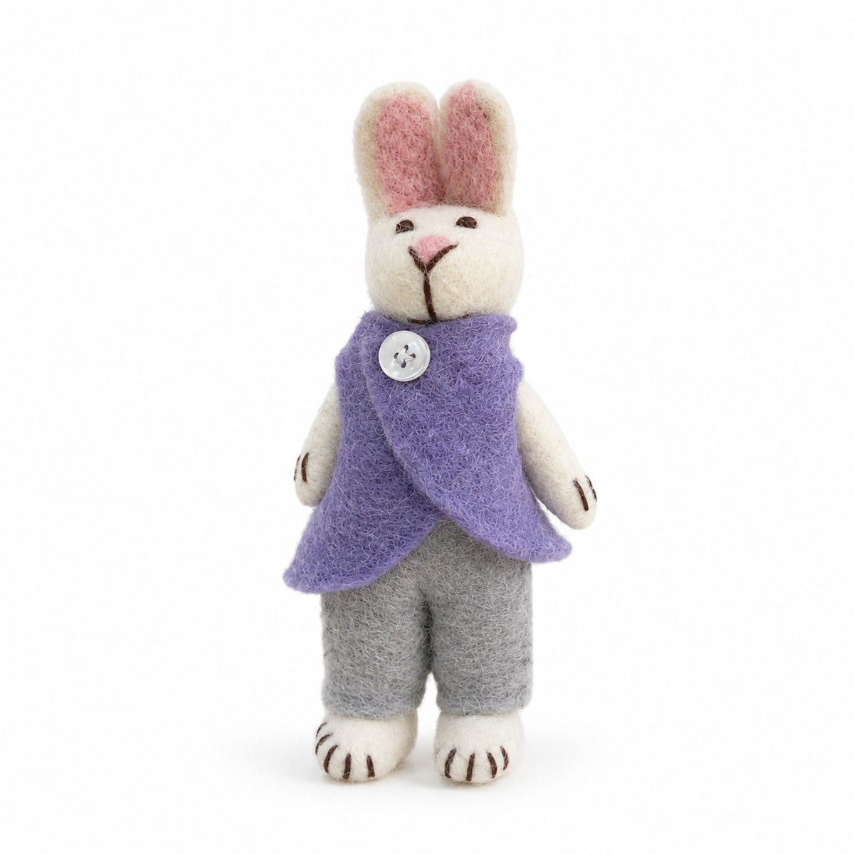 Felt Animal Charms, Mini Cute Set of 10, Hanging Decorations & Bag Charms
