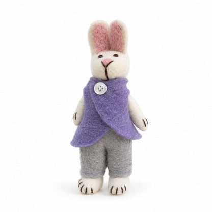 Felt Animal Charms, Mini Cute Set of 10, Hanging Decorations & Bag Charms