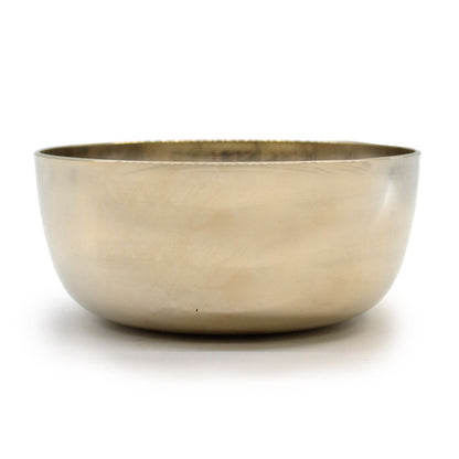 Brushed Brass Singing Bowl, Large, 17cm