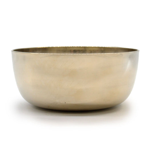 Brushed Brass Singing Bowl, Large, 17cm