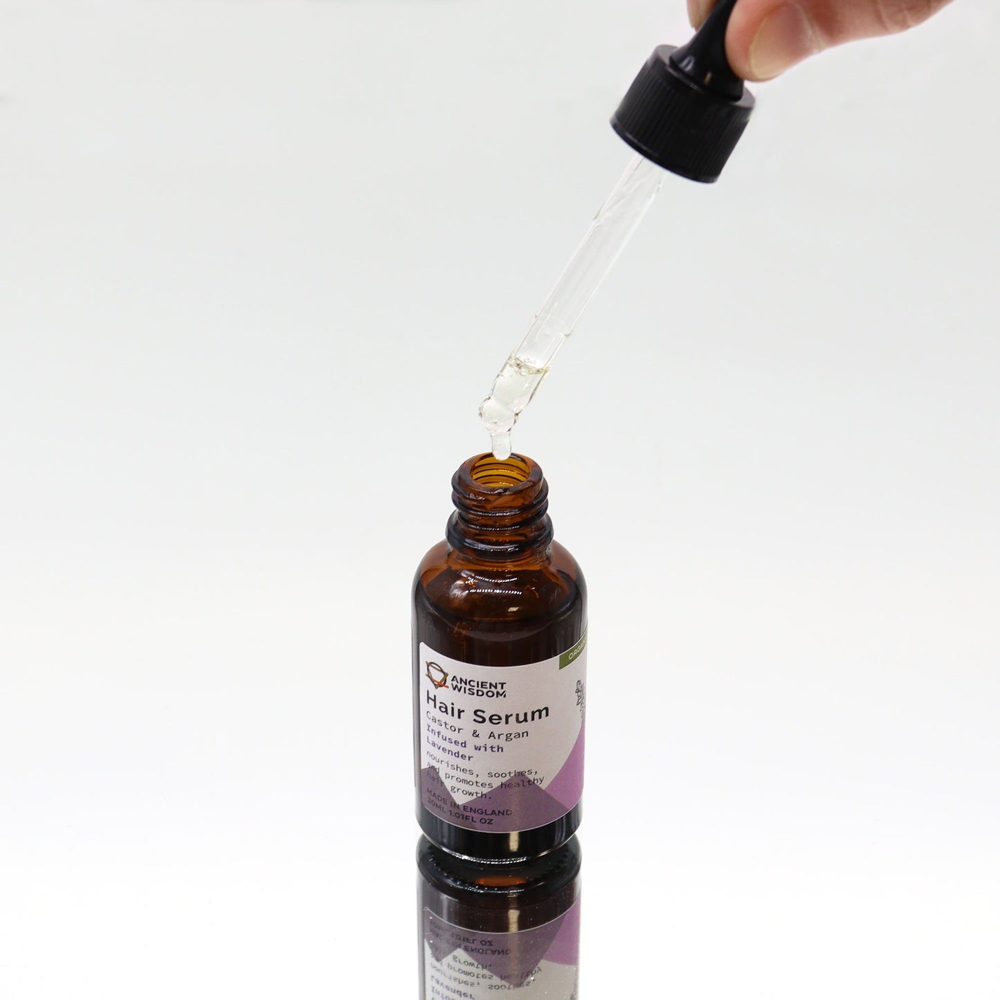 Organic Hair Serum 30ml - Lavender – detail view