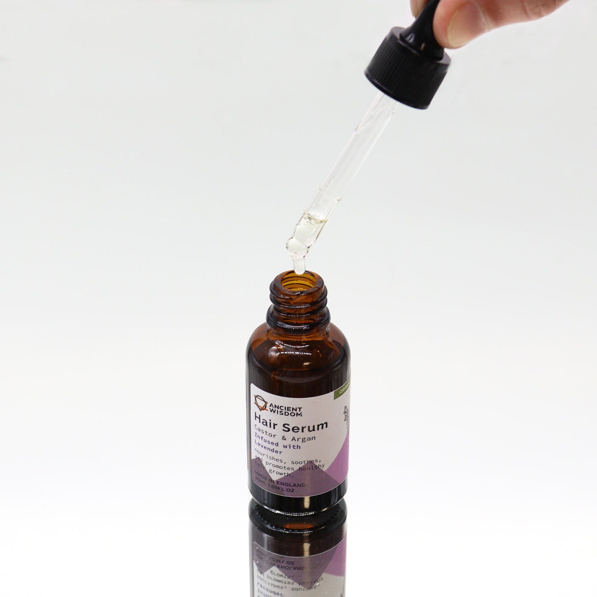 Organic Hair Serum 30ml - Lavender – detail view