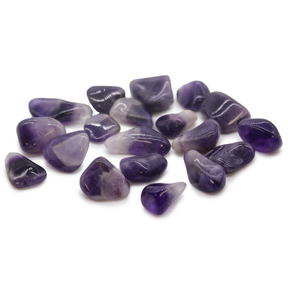 M Tumble Stone - Ameythst Banded (Grade A) | Auro & Co