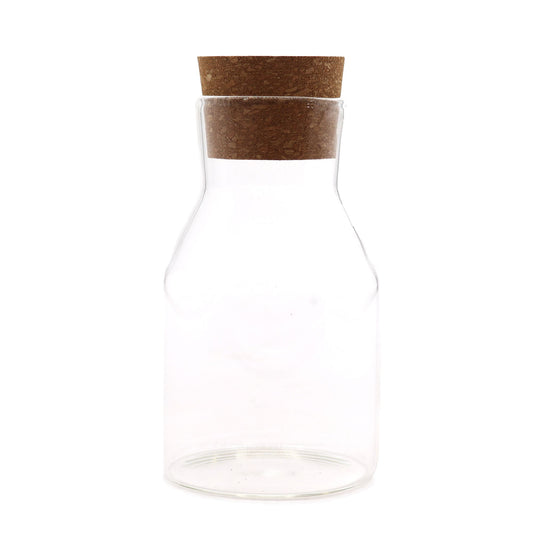 Minimalist Cork Seal Storage Jar – 15cm