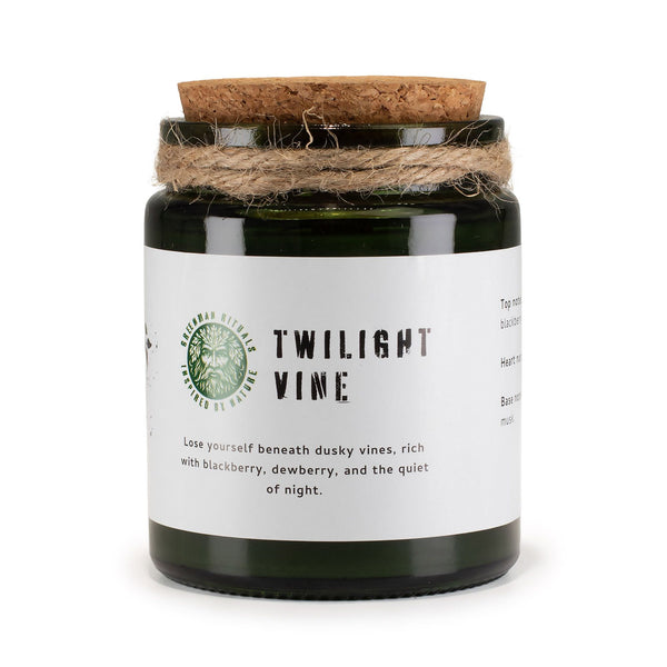 Greenman Woodwick Soy Candle - Twilight Vine | Auro & Co
