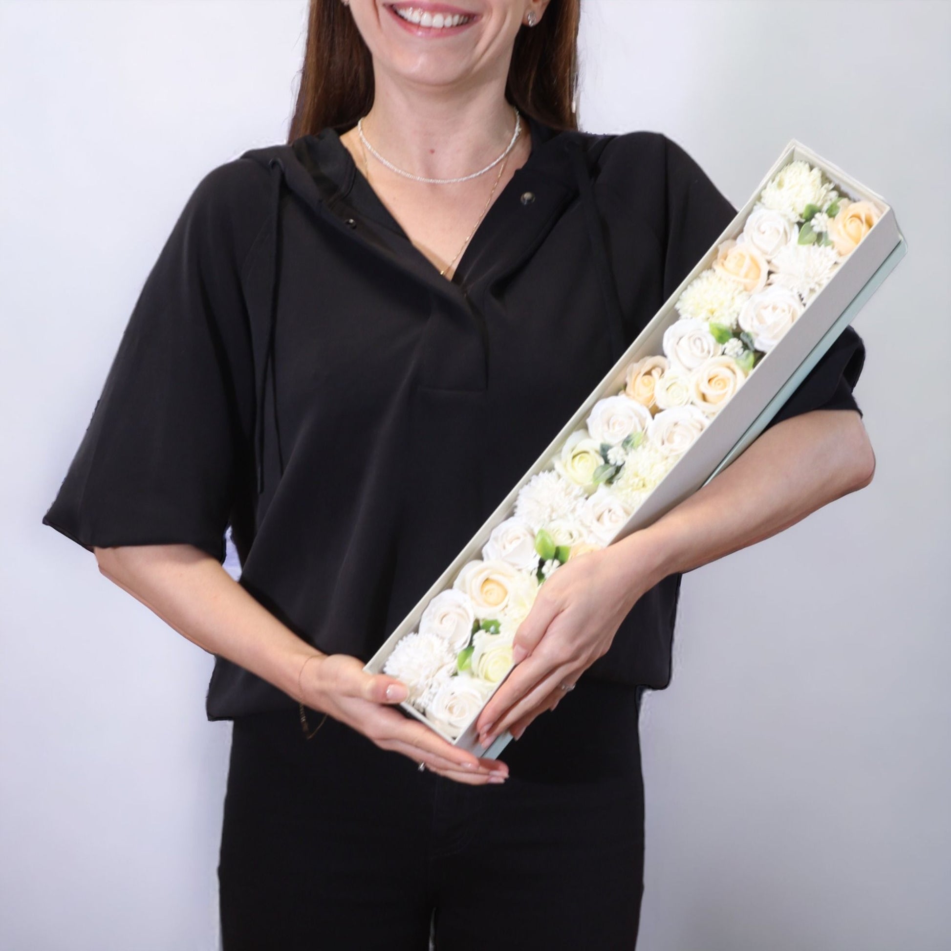 Extra Long Box - Wedding Blessings - White & Ivory – packaging
