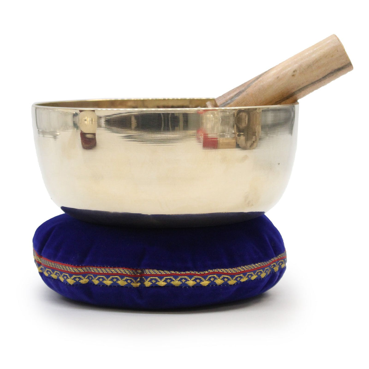 Brushed Brass Singing Bowl, Large, 17cm