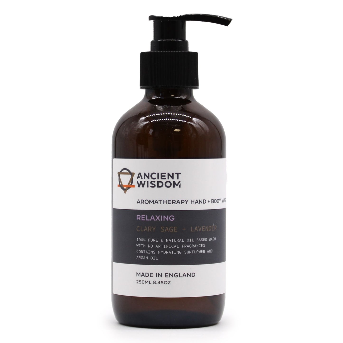 Clary Sage & Lavender Hand & Body Wash 250ml | Auro & Co