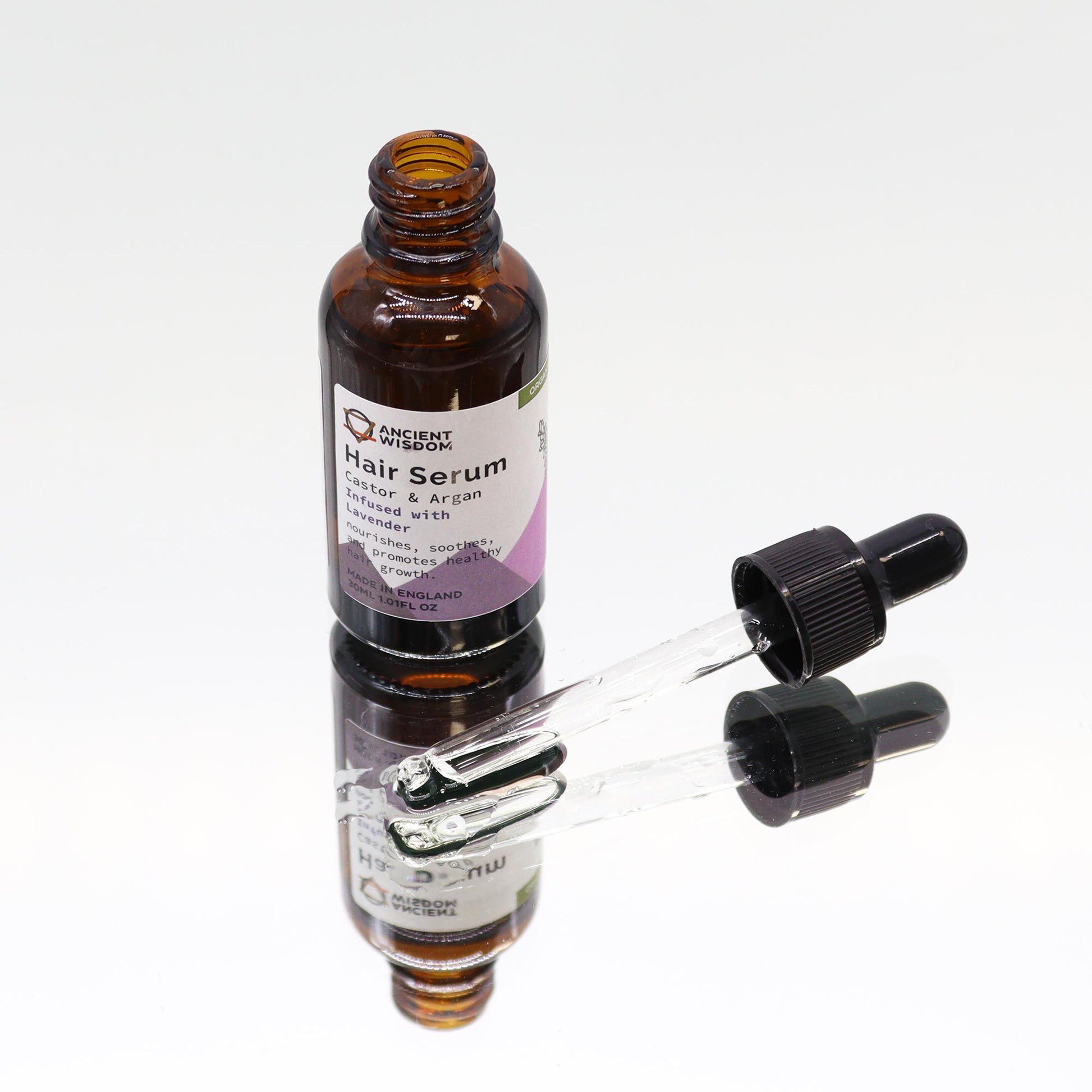 Organic Hair Serum 30ml - Lavender – lifestyle shot