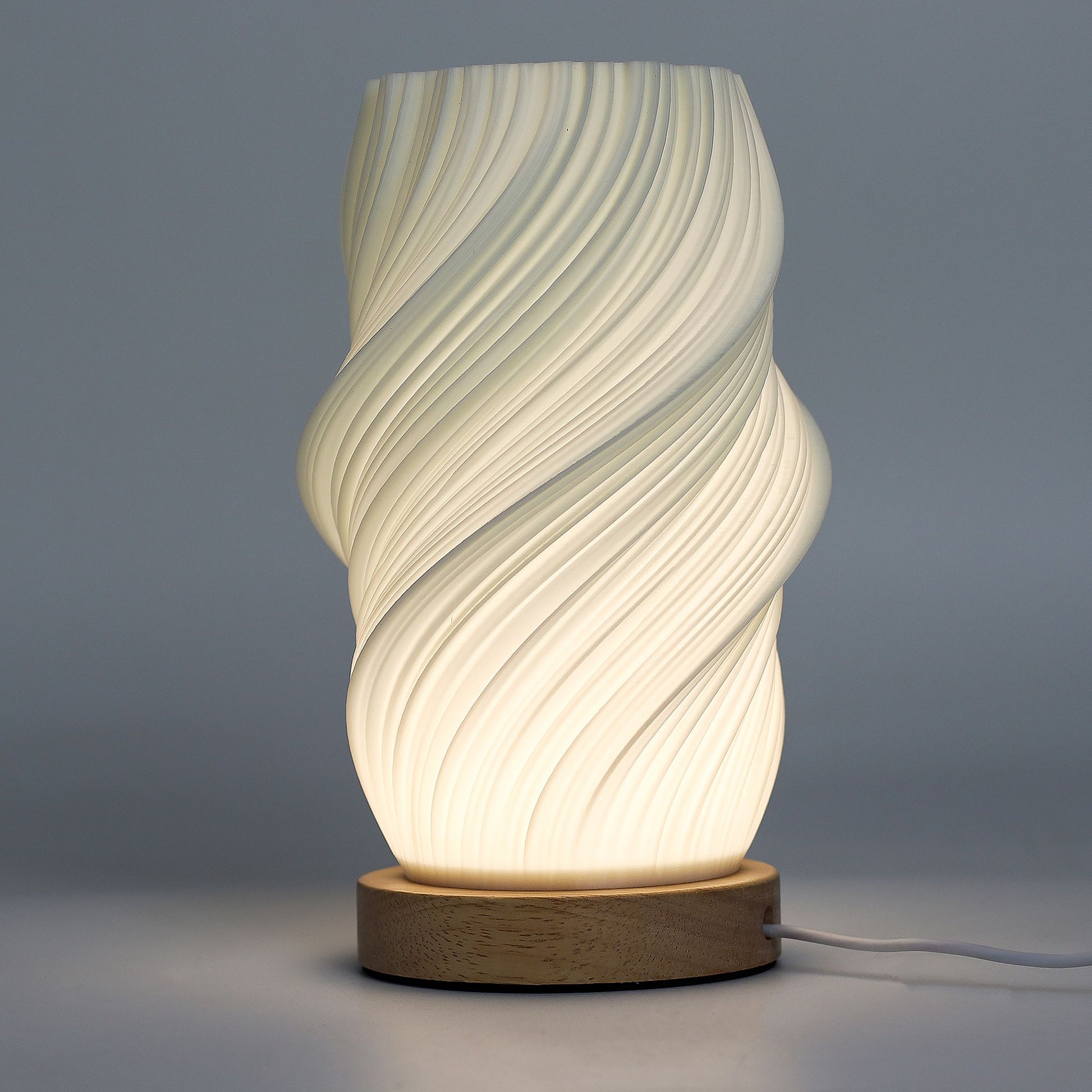 New Wave Lamp - USB - 3 settings - Cloud Twisted – lifestyle shot