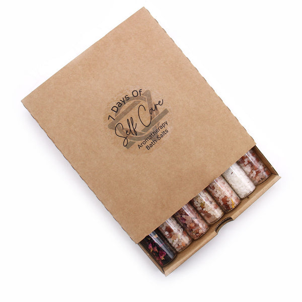 Bath Salts in Vials - Gift Pack of 7 | Auro & Co