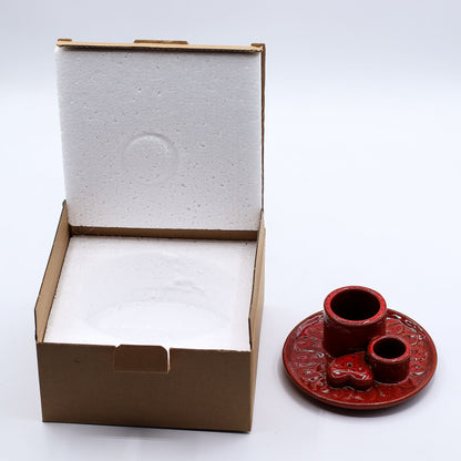 Palo Santo Stick & Smudge Holder - Mandala - Red with Heart Gloss – product image 10