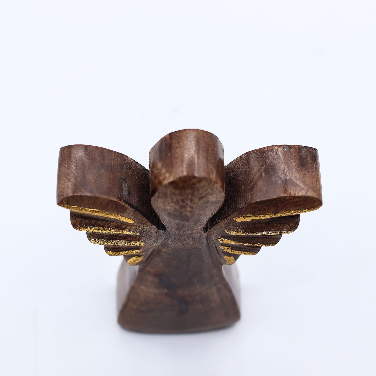 Small Mango Wood Angel - Gold Decor – product image 5