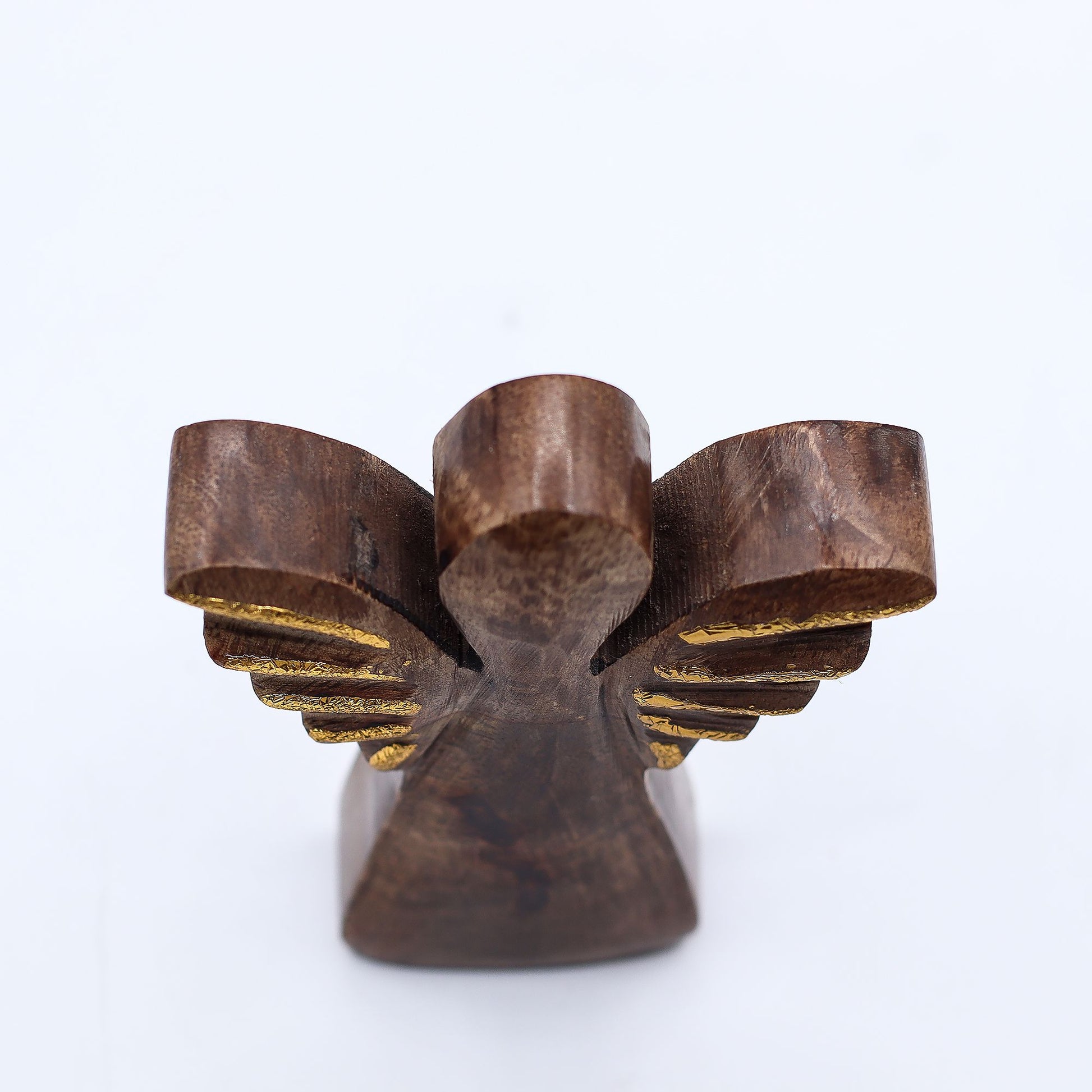 Small Mango Wood Angel - Gold Decor – product image 5