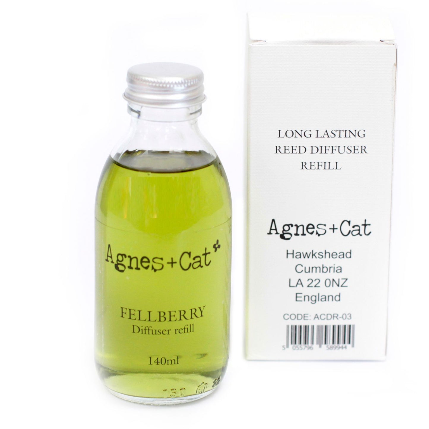 Agnes + Cat Reed Diffuser Refill - Fell Berry 100ml – detail view