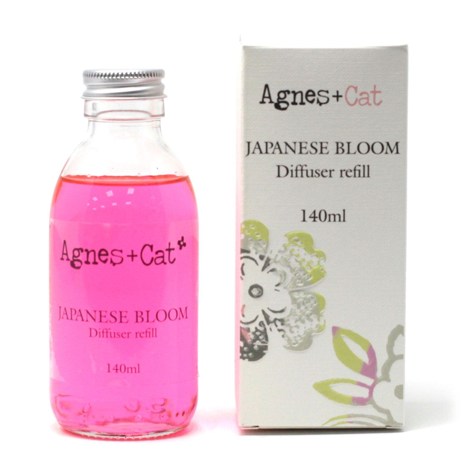 Agnes + Cat Reed Diffuser Refill - Japanese Bloom 150ml | Auro & Co