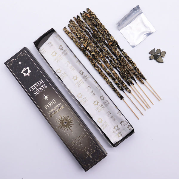 Pyrite Crystal Scents Smudge Incense - Cinnamon | Auro & Co