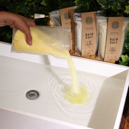 Greenman Rituals Vitamin C & Mandarin Epsom Bath Salt – Glow & Go – detail view