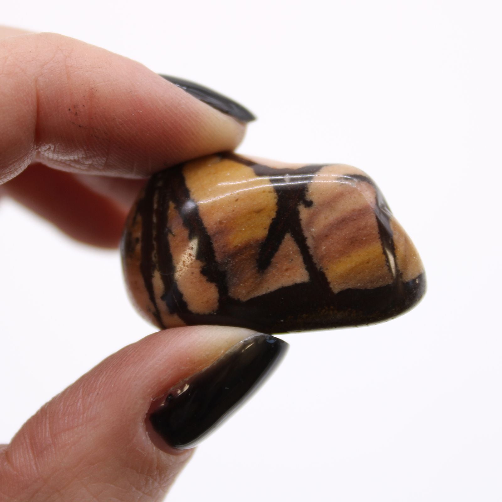 Medium African Tumble Stones - Jasper Nguni – lifestyle shot