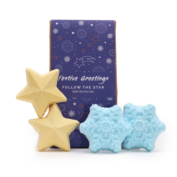 Follow the Star Christmas Bath Bomb Gift Pack | Auro & Co