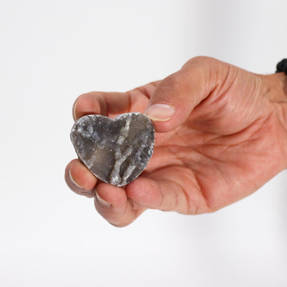 Small Calcite Heart – lifestyle shot