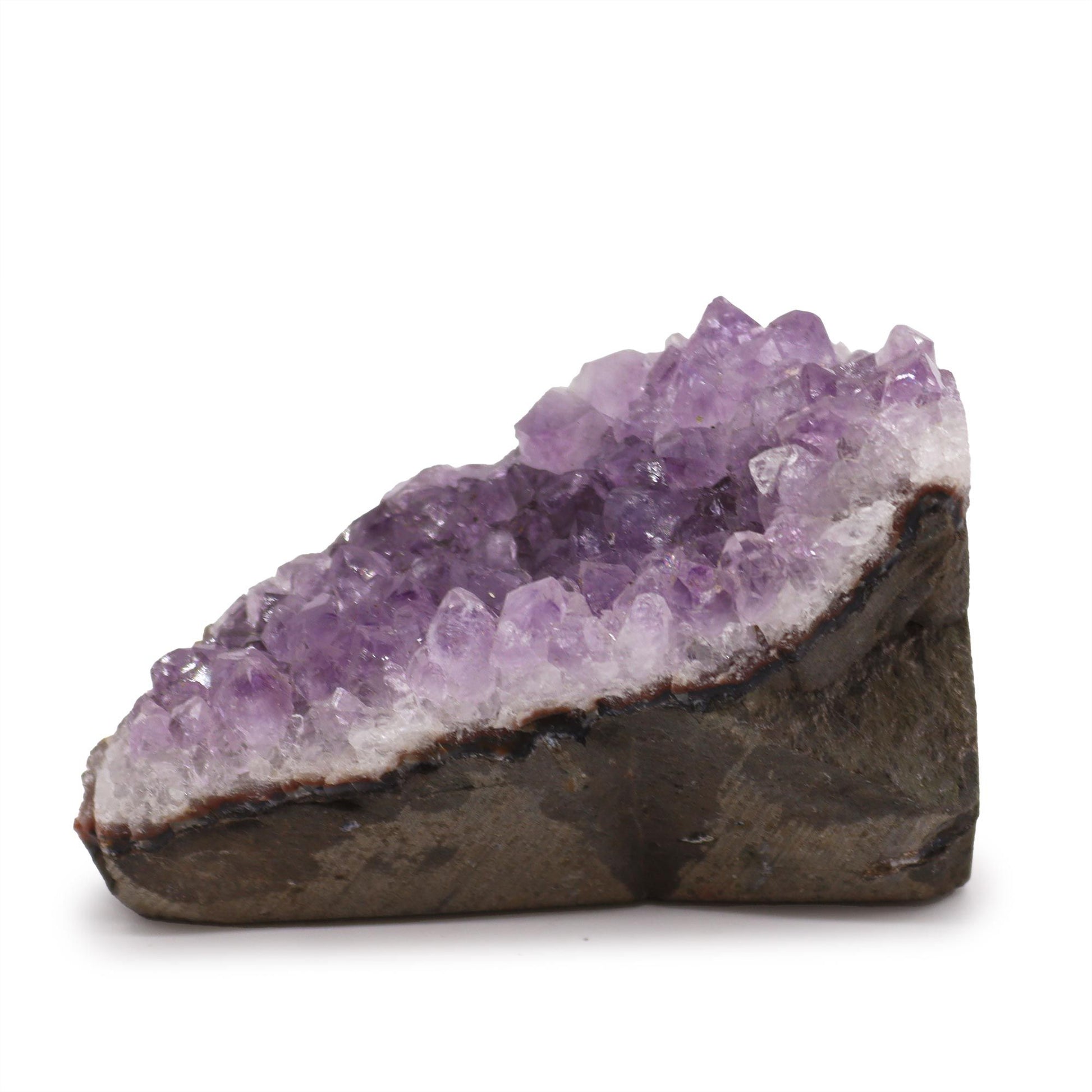 Medium Natural High Grade Amethyst Standing Cluster (approx 350-450gms 7.5-10cm) | Auro & Co