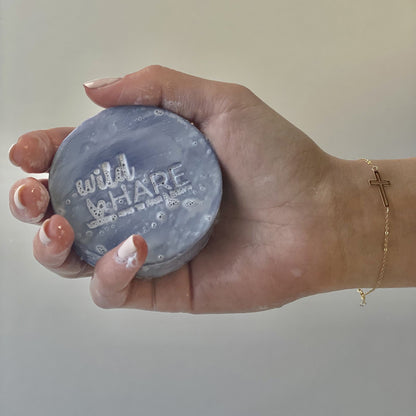 Wild Hare Solid Shampoo 60g - Orchid – packaging