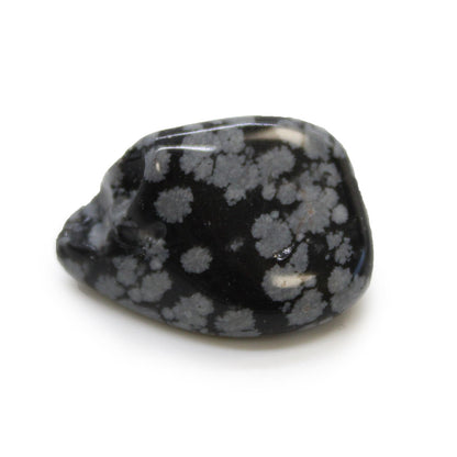 M Tumble Stone - Obsidian Snowflake – detail view
