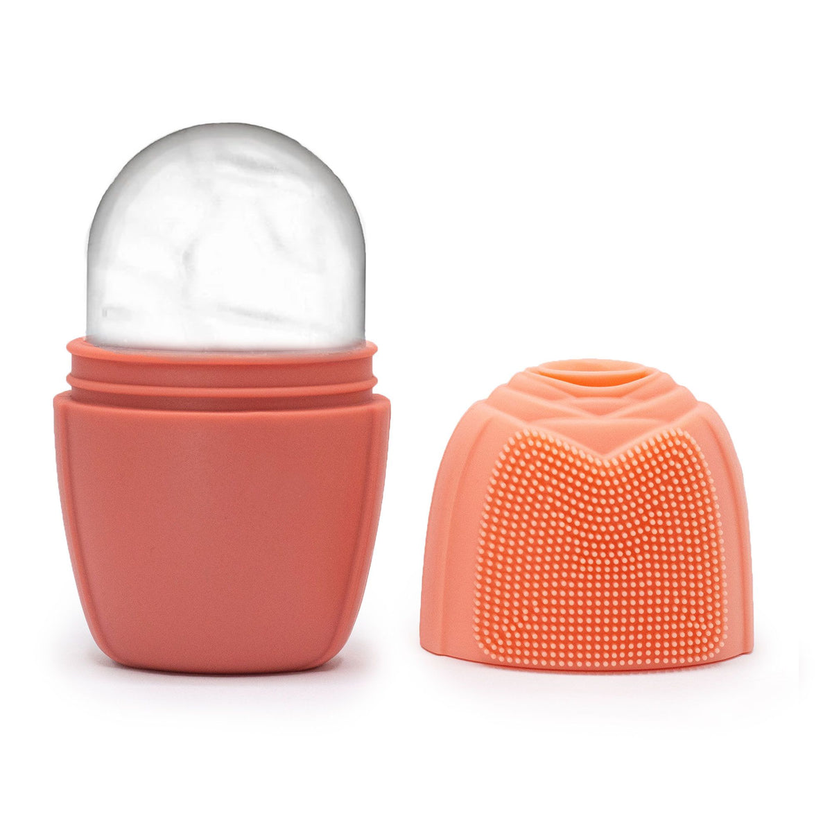 Silicone Ice Face Roller, Peach